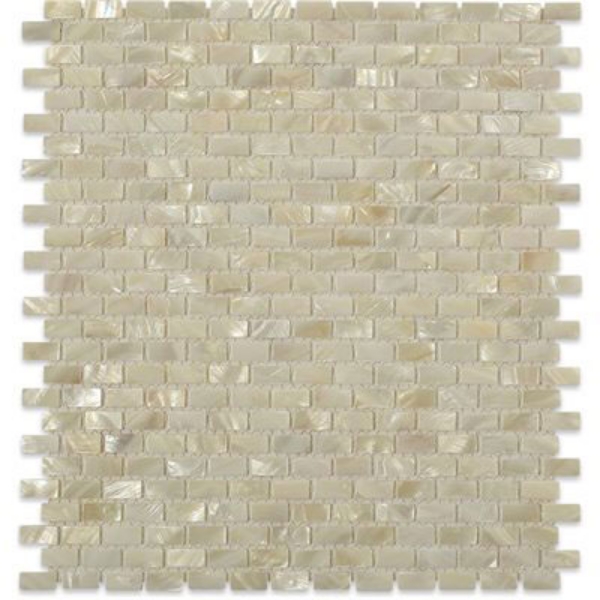 Picture of SOHO Studio Corp - Pearl Mosaic Bricks White Flat Mini Brick