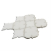 Picture of SOHO Studio Corp - Water Jet Mosaic MJ Rabat White Thassos with Pearl Line