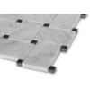 Picture of SOHO Studio Corp - Wide Weave White Carrara with Black Dot