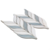 Picture of SOHO Studio Corp - Baroque Floret Mosaic Sky Blanco & White Jade