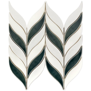 Picture of SOHO Studio Corp - Baroque Floret Mosaic Capri & White Jade