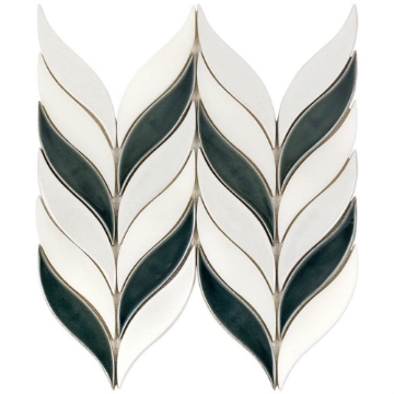 Picture of SOHO Studio Corp - Baroque Floret Mosaic Capri & White Jade