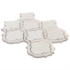 Picture of SOHO Studio Corp - Baroque Lantern Mosaic Blanco with Asian Statuary Lines
