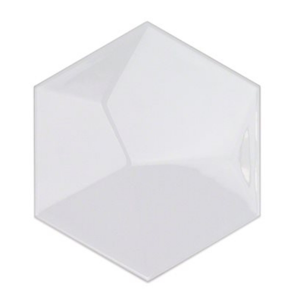 Picture of SOHO Studio Corp - Hexagono Piramidal Brillo Blanco