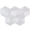 Picture of SOHO Studio Corp - Hexagono Piramidal Brillo Blanco