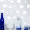 Picture of SOHO Studio Corp - Hexagono Piramidal Brillo Blanco