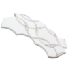 Picture of SOHO Studio Corp - Water Jet Mosaic MJ Cordelia White Thassos and Mother of Pearl