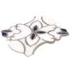 Picture of SOHO Studio Corp - Water Jet Mosaic MJ Grace Cersi China White Gray Diamond Blue