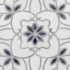 Picture of SOHO Studio Corp - Water Jet Mosaic MJ Grace Cersi China White Gray Diamond Blue