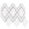 Picture of SOHO Studio Corp - Water Jet Mosaic MJ Viola White Thassos White Carrara Lines