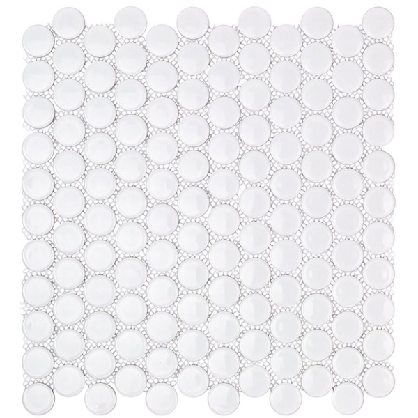 Picture of SOHO Studio Corp - Simple Mosaic Circles White