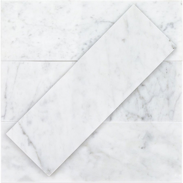 Picture of SOHO Studio Corp - White Carrara 4 x 12 4 x 12
