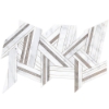 Picture of SOHO Studio Corp - Water Jet Mosaic MJ Shards Asian Statuary Temple Gray