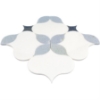 Picture of SOHO Studio Corp - Water Jet Mosaic MJ Blue Blazingstar White Thassos Blue Celeste Azul Macauba