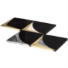 Picture of SOHO Studio Corp - Water Jet Mosaic MJ Monte Carlo Nero
