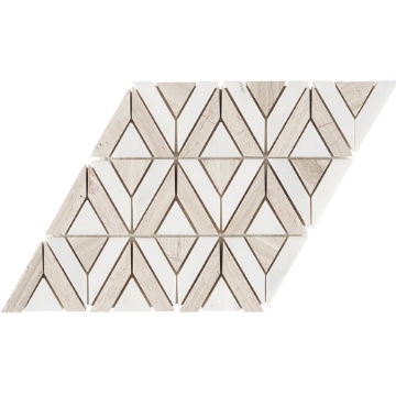 Picture of SOHO Studio Corp - Avant Garde Triangle Asian Statuary Wooden Beige