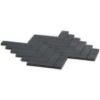 Picture of SOHO Studio Corp - Artile Herringbone Black Gold