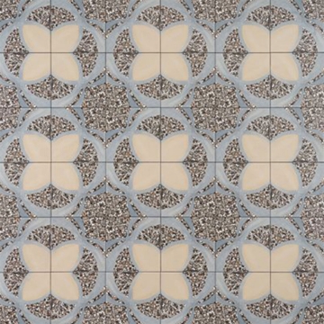 Picture of SOHO Studio Corp - Frammenti Fleur De Lis Nero Blue