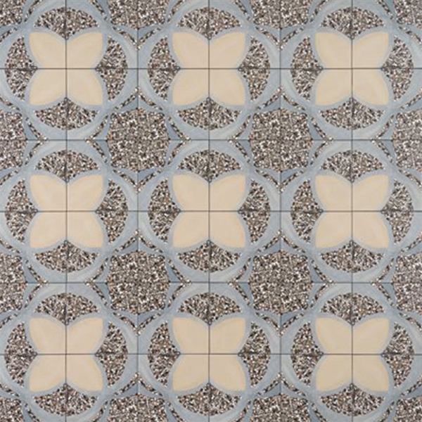 Picture of SOHO Studio Corp - Frammenti Fleur De Lis Nero Blue