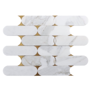 Picture of SOHO Studio Corp - Alanis Calacatta Brass