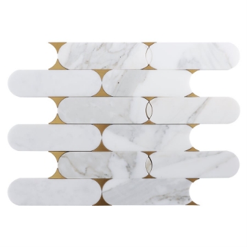 Picture of SOHO Studio Corp - Alanis Calacatta Brass