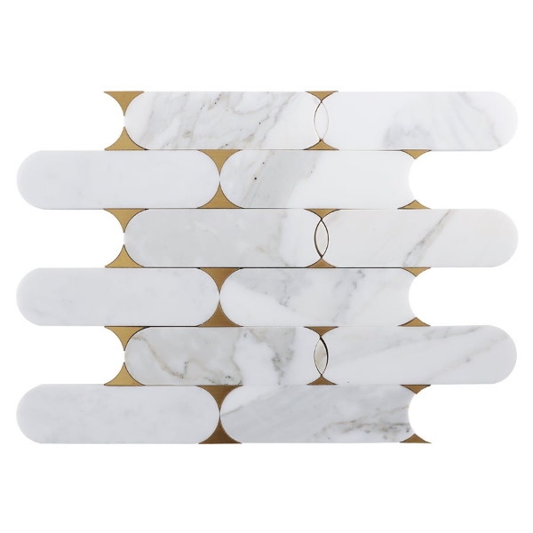 Picture of SOHO Studio Corp - Alanis Calacatta Brass