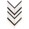 Picture of SOHO Studio Corp - Art Lava Chevron Palermo Lava Stone White Stone