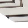 Picture of SOHO Studio Corp - Art Lava Chevron Palermo Lava Stone White Stone