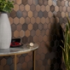 Picture of SOHO Studio Corp - Art Lava Hexagon Textured Metallic Mix Bronze
