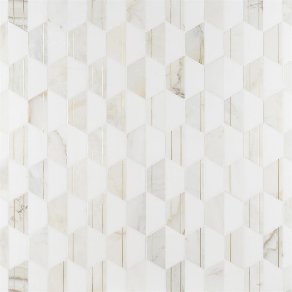 Picture of SOHO Studio Corp - Causeway Bianco Calacatta Thassos Brass