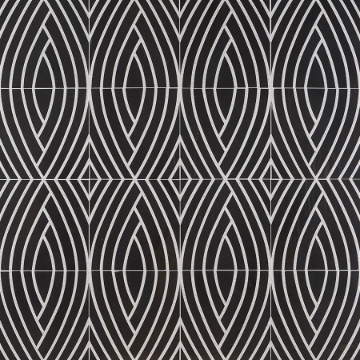 Picture of SOHO Studio Corp - New Palm Beach by Krista Watterworth Leaf Black