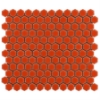 Picture of SOHO Studio Corp - Simple Mosaic Rimmed Penny Rounds Tangerine