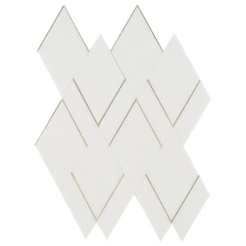 Picture of SOHO Studio Corp - Xena Thassos - White Thassos & Brass
