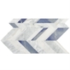 Picture of SOHO Studio Corp - Zayden Azur - White Carrara Calacatta Blue Macauba & Aluminum
