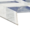 Picture of SOHO Studio Corp - Zayden Azur - White Carrara Calacatta Blue Macauba & Aluminum