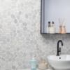 Picture of SOHO Studio Corp - Pebblestone XL Round Carrara
