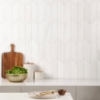 Picture of SOHO Studio Corp - Bianco Dolomite Chevron Bianco Dolomite Honed