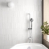 Picture of SOHO Studio Corp - Bianco Dolomite Stacked Mosaic Bianco Dolomite Polished