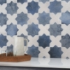 Picture of SOHO Studio Corp - Malta Star & Cross Denim Blue & White