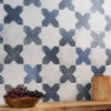 Picture of SOHO Studio Corp - Malta Star & Cross White & Denim Blue