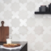 Picture of SOHO Studio Corp - Malta Star & Cross Matte White Star & Polished White Cross