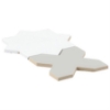 Picture of SOHO Studio Corp - Malta Star & Cross Polished White Star & Matte White Cross