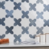 Picture of SOHO Studio Corp - Malta Star & Cross Polished White Star & Matte Denim Blue Cross