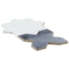 Picture of SOHO Studio Corp - Malta Star & Cross Polished White Star & Matte Denim Blue Cross