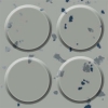 Picture of Flexco - SpexTones Radial High Profile Light Gray w Delft Pansy Medium Gray