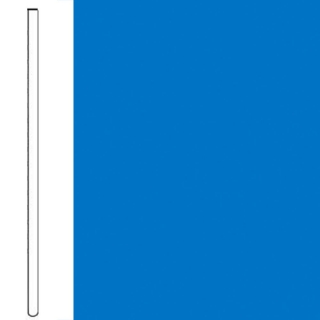 Picture of Flexco - Wallflowers Wall Base 6 Straight Cerulean