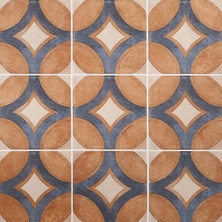 Picture of SOHO Studio Corp - Angela Harris Mediterra Circles Terracotta