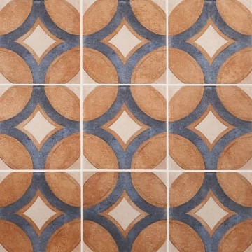 Picture of SOHO Studio Corp - Angela Harris Mediterra Circles Terracotta