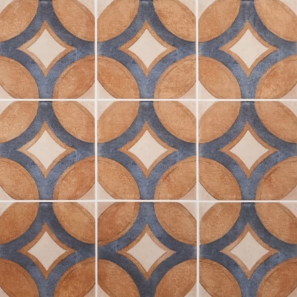 Picture of SOHO Studio Corp - Angela Harris Mediterra Circles Terracotta
