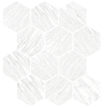 Picture of Chesapeake Flooring - Lexington Hex Mosaic Volakas Silk Matte